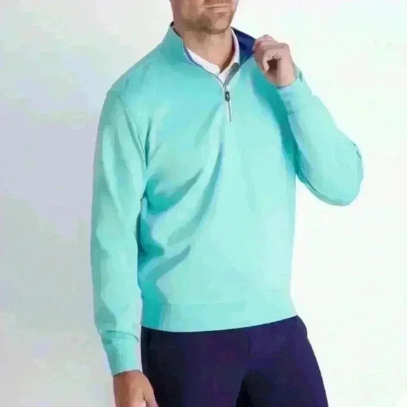FAIRWAY & GREENE CAVES QUARTER ZIP PULLOVER - Size XL - Picture 8 of 9